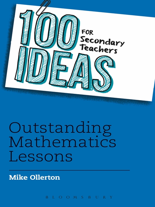 Title details for 100 Ideas for Secondary Teachers by Mike Ollerton - Wait list